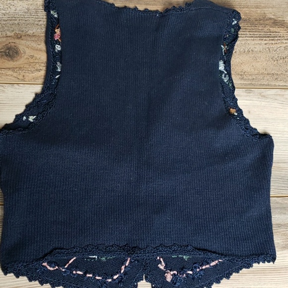 Jeremy Beau Blue Sweater Vest L - Picture 5 of 5